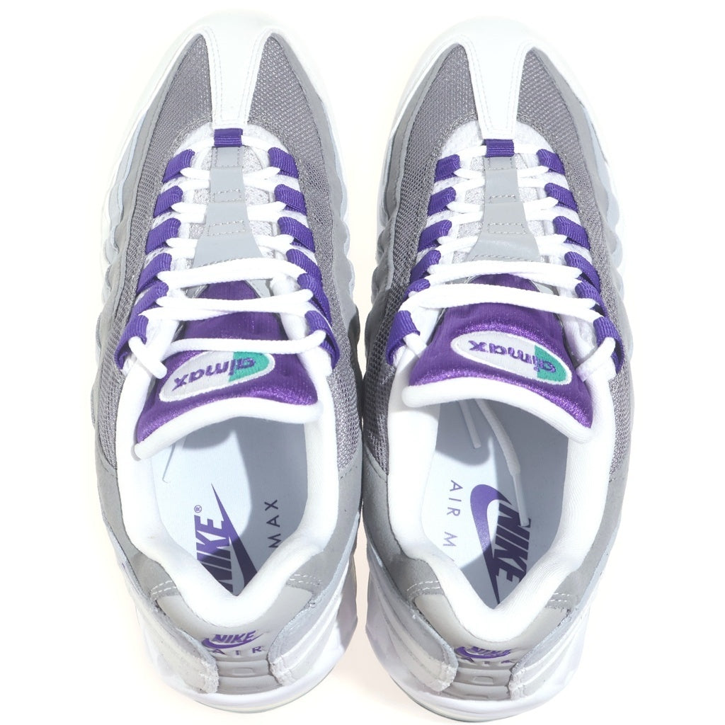 NIKE(ナイキ) WMNS AIR MAX 95 BIG BUBBLE HJ5996-100 ウィメンズ エアマックス95 ビッグバブル ローカットスニーカー シューズ グレー/パープル US11/28.0cm