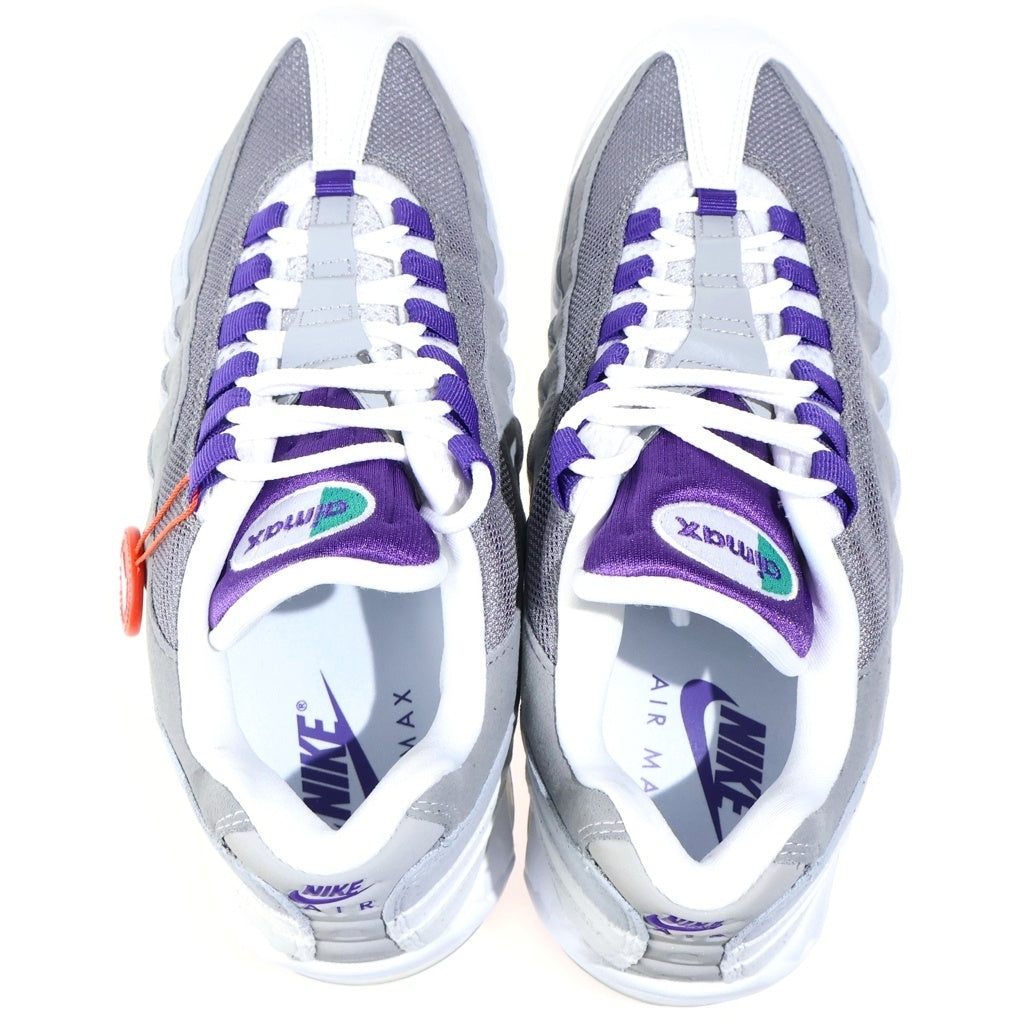 NIKE(ナイキ) WMNS AIR MAX 95 BIG BUBBLE HJ5996-100 ウィメンズ エアマックス95 ビッグバブル ローカットスニーカー シューズ グレー/パープル US11/28.0cm