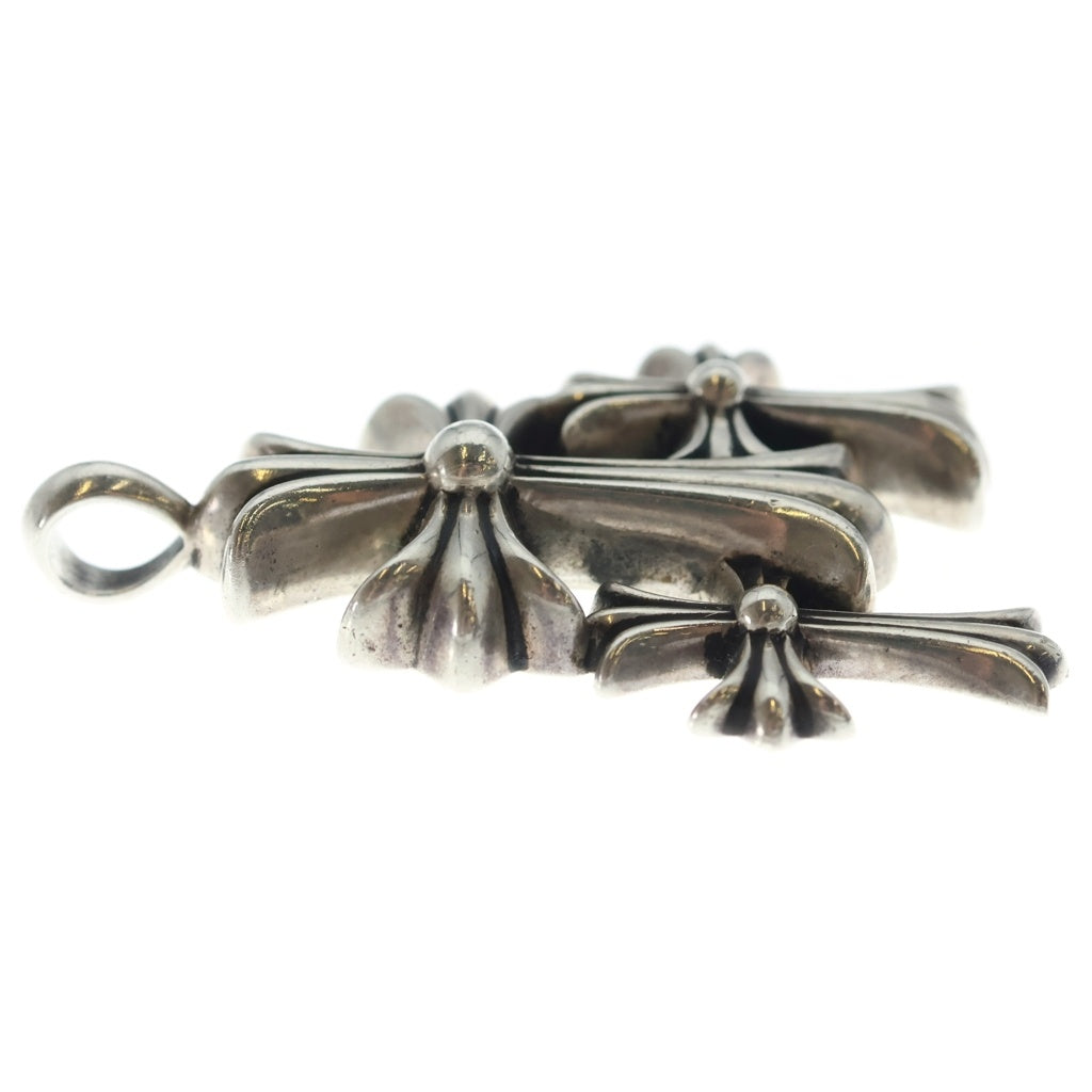 CHROME HEARTS(クロムハーツ) 3 CH CRS SML トリプルCHクロス スモール ペンダントトップ シルバー BCA201