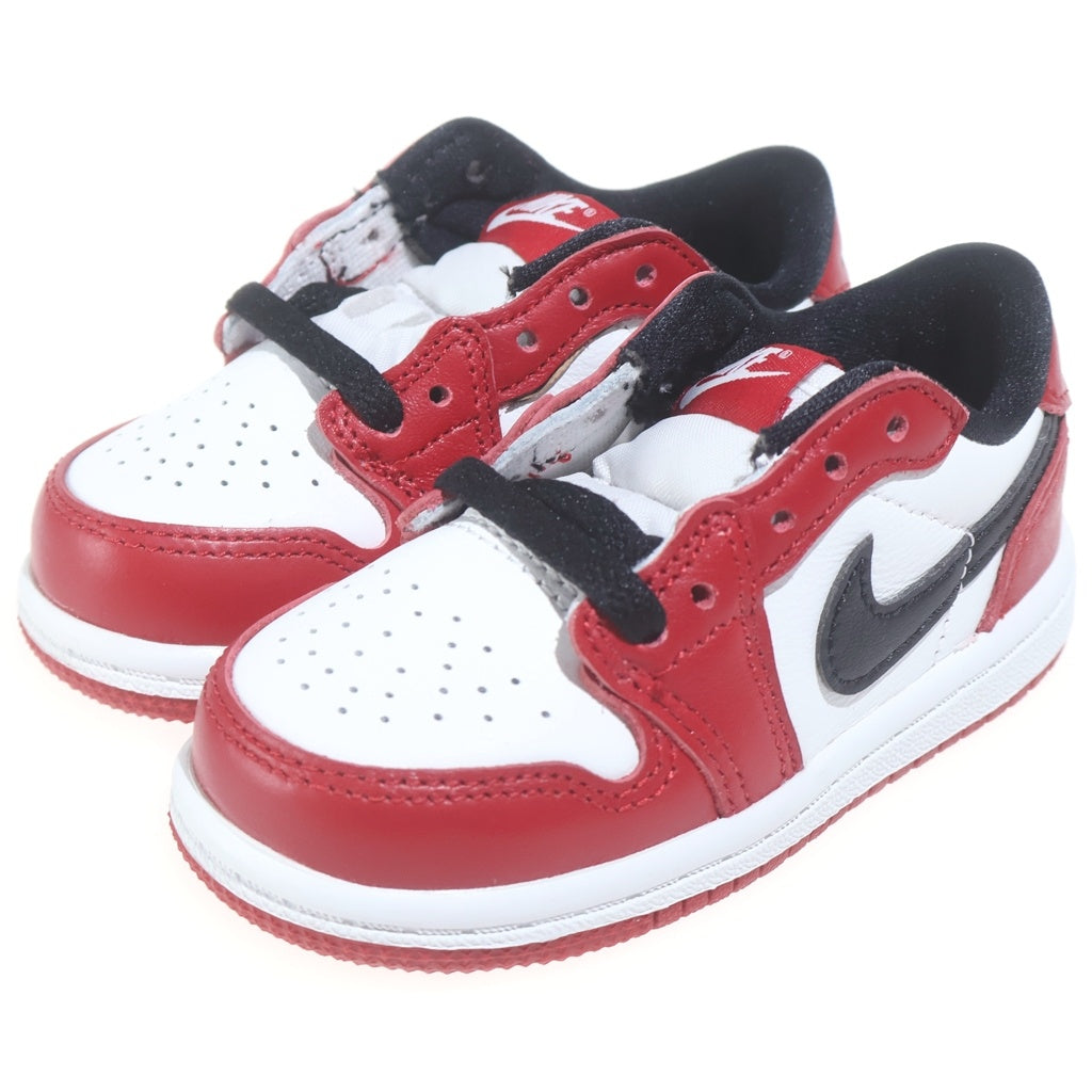 NIKE(ナイキ) TD JORDAN 1 RETRO LOW OG Chicago キッズ ジョーダン1 レトロ シカゴ ローカットスニーカー レッド/ホワイト US6C/12.0cm HQ6997-600