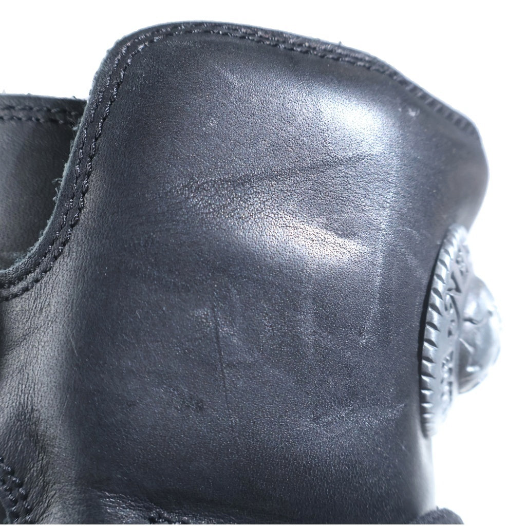 NEW ROCK(ニューロック) Metal-Toe High Boot メタルトゥ レザー ロングブーツ ブラック M.272MT-S1 レディース