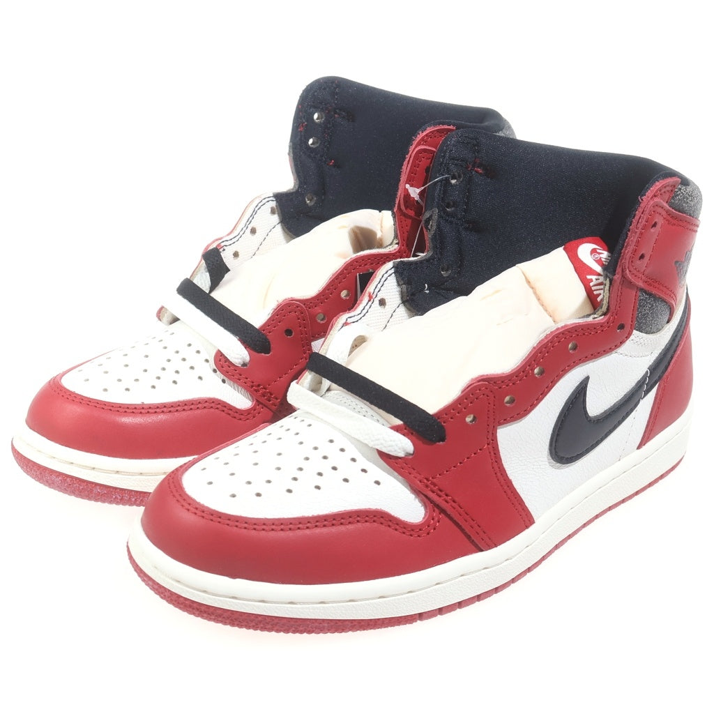 NIKE(ナイキ) AIR JORDAN 1 HIGH OG CHICAGO LOST & FOUND DZ5485-612 エアジョーダン1 シカゴ ロストアンドファウンド ハイカットスニーカー レッド/ホワイト US7/25cm