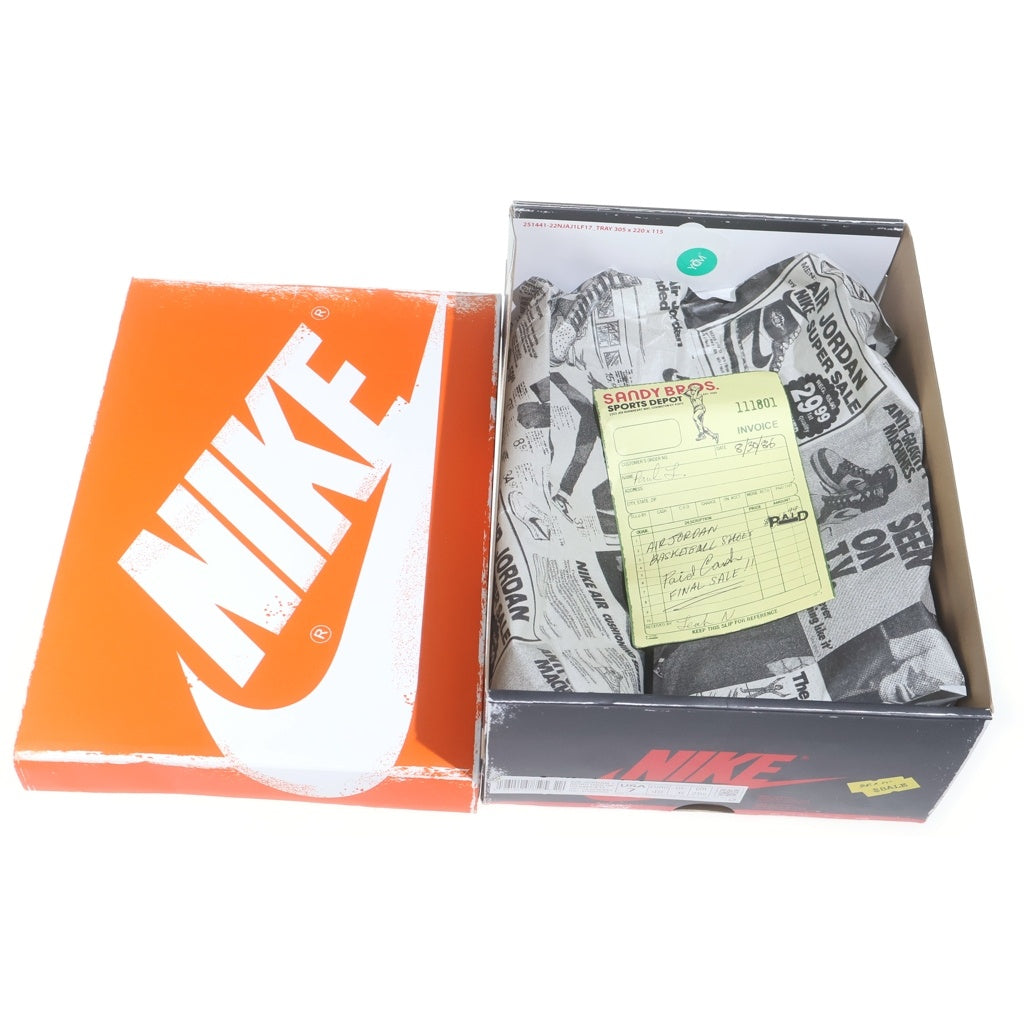 NIKE(ナイキ) AIR JORDAN 1 HIGH OG CHICAGO LOST & FOUND DZ5485-612 エアジョーダン1 シカゴ ロストアンドファウンド ハイカットスニーカー レッド/ホワイト US7/25cm