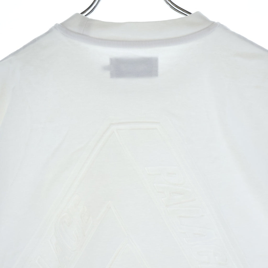 Palace Skateboards(パレススケートボーズ) 22SS TRI-FERG EMBOSSED T-SHIRT 両面エンボスロゴ クルーネック半袖Tシャツ カットソー ホワイト