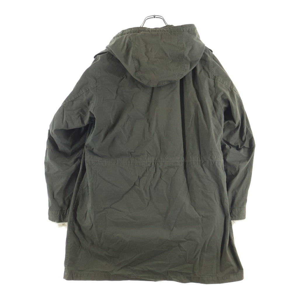 08sircus(ゼロエイトサーカス) Vintage dyed Hooded Military Coat ライナー付き ヴィンテージ ダイド フーデッド ミリタリーコート カーキ S18AM-CO10L