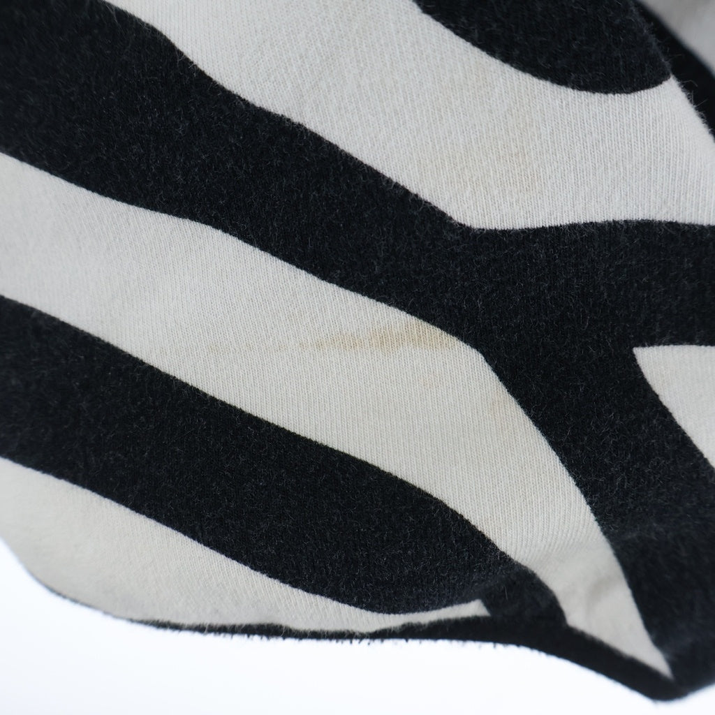 F.C.R.B./F.C.Real Bristol/FCRB(エフシーアールビー/エフシーレアルブリストル) 23AW VENTILATION HOODIE ゼブラ柄 ジップアップ ベンチレーションフーディー パーカー ブラック/ホワイト FCRB-232037