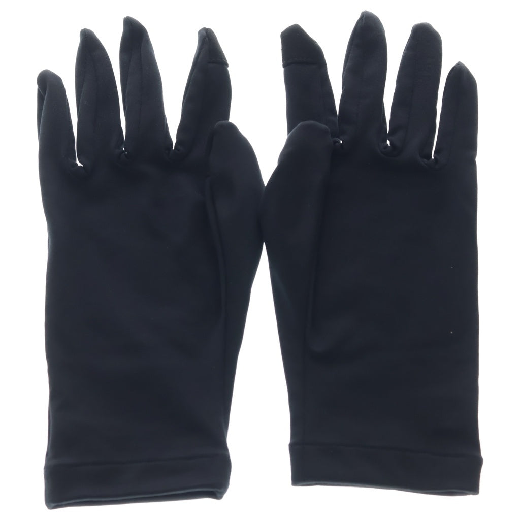 BALENCIAGA(バレンシアガ) ロゴプリント ストレッチグローブ 手袋 ブラック 773144 4D8B8 レディース