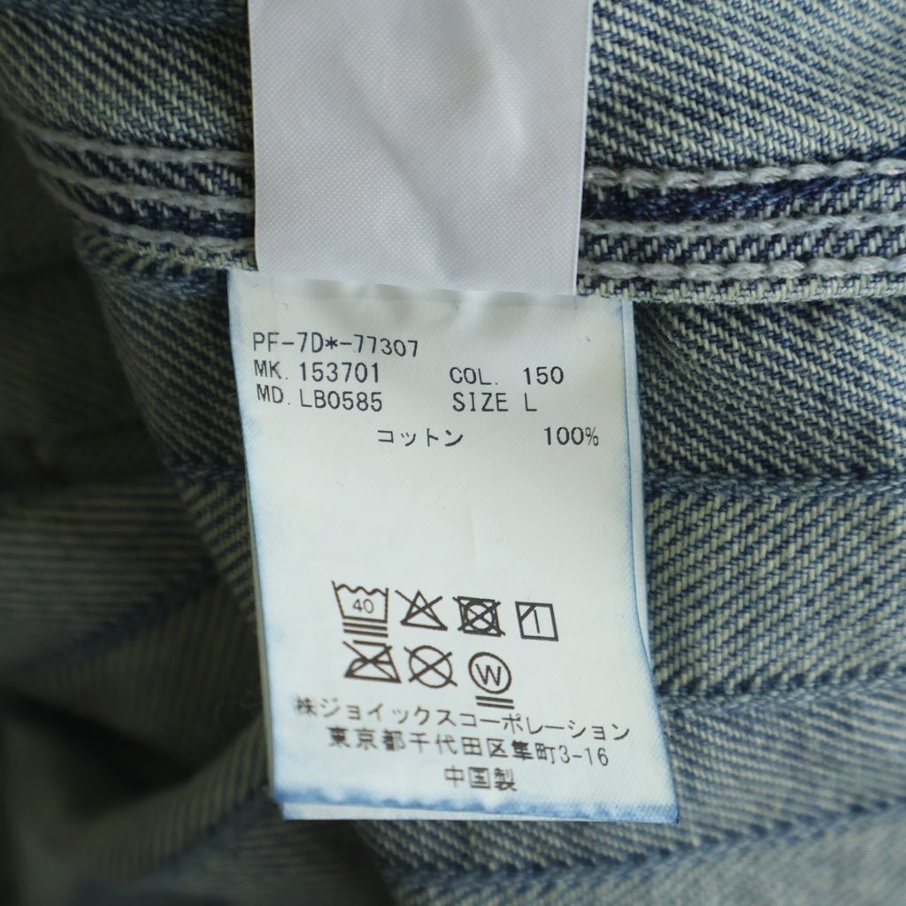 LEE(リー) 25SS × PaulSmith ポールスミス ストライプ カバーオール インディゴ LB0585