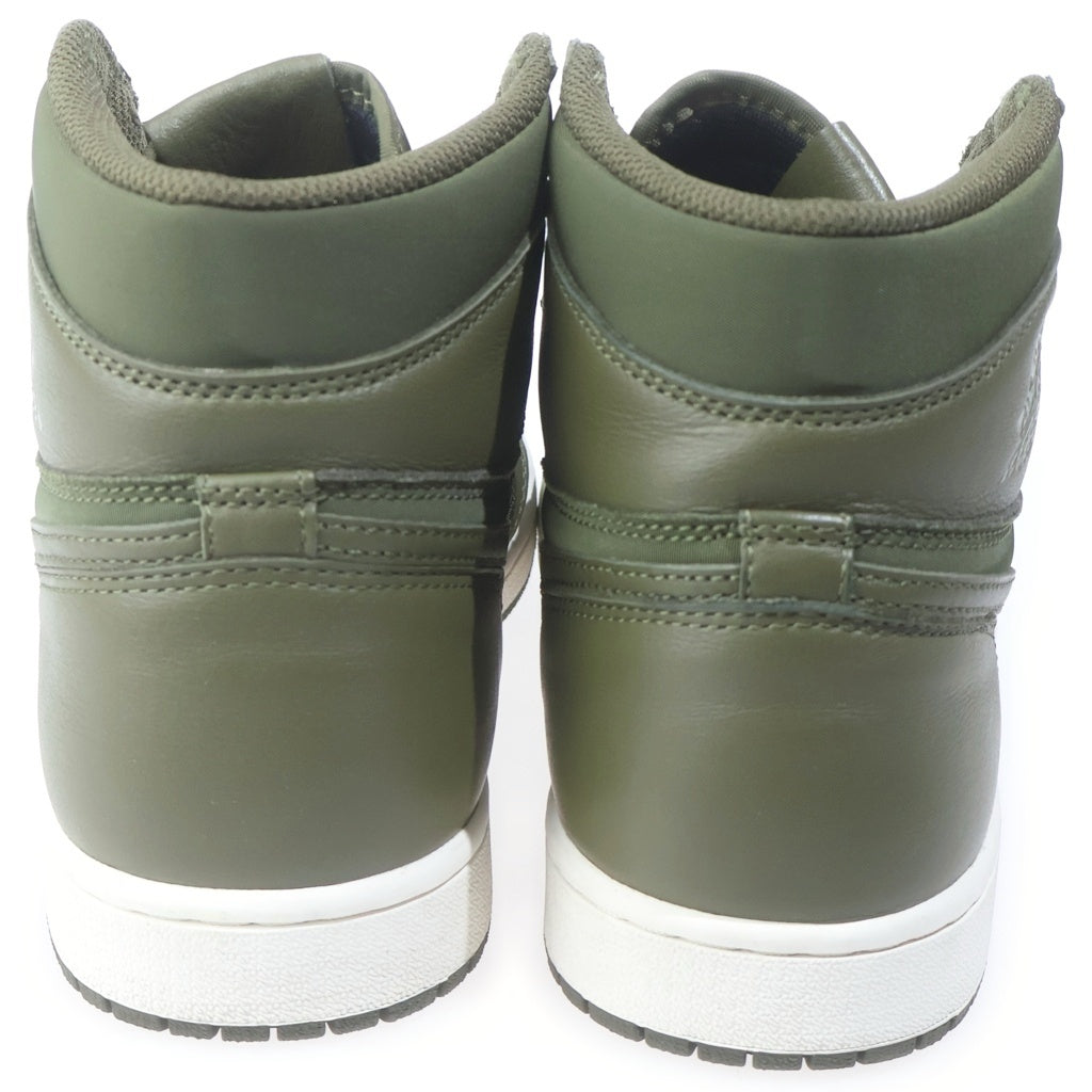 NIKE(ナイキ) AIR JORDAN 1 HIGH OLIVE CANVAS 555088-300 エアジョーダン1 ハイ オリーブキャンバス ハイカットスニーカー シューズ カーキ US10/28.0cm
