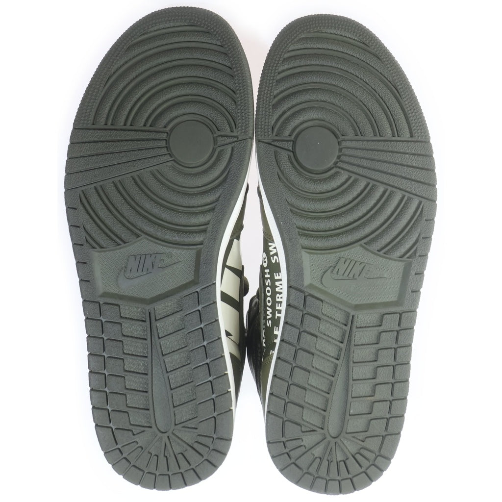 NIKE(ナイキ) AIR JORDAN 1 HIGH OLIVE CANVAS 555088-300 エアジョーダン1 ハイ オリーブキャンバス ハイカットスニーカー シューズ カーキ US10/28.0cm