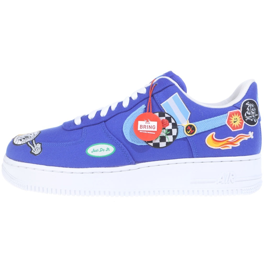 NIKE(ナイキ) AIR FORCE 1 LOW 07 Patched Up DX2304-400 エアフォースワン ロー パッチドアップ ローカットスニーカー シューズ ブルー US10/28.0cm