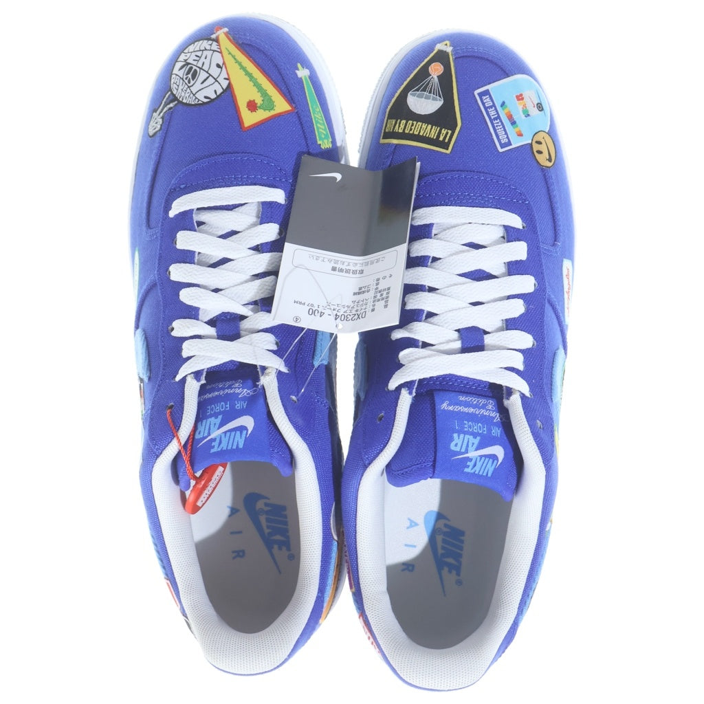 NIKE(ナイキ) AIR FORCE 1 LOW 07 Patched Up DX2304-400 エアフォースワン ロー パッチドアップ ローカットスニーカー シューズ ブルー US10/28.0cm