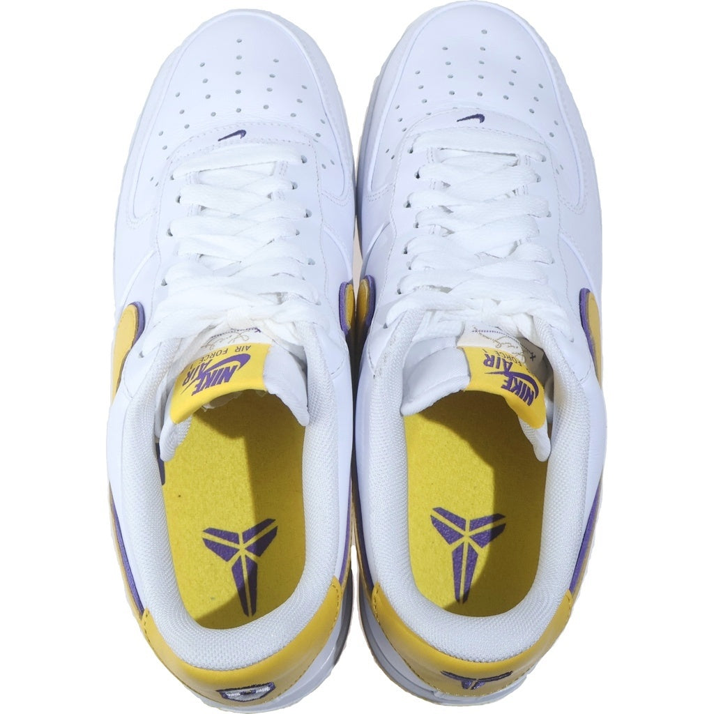 NIKE(ナイキ) × Kobe Bryant AIR FORCE 1 LOW RETRO QS KB FZ1151-100 × コービーブライアント エアフォース1 ロー レトロ ローカットスニーカー シューズ ホワイト/イエロー US10/28.0cm