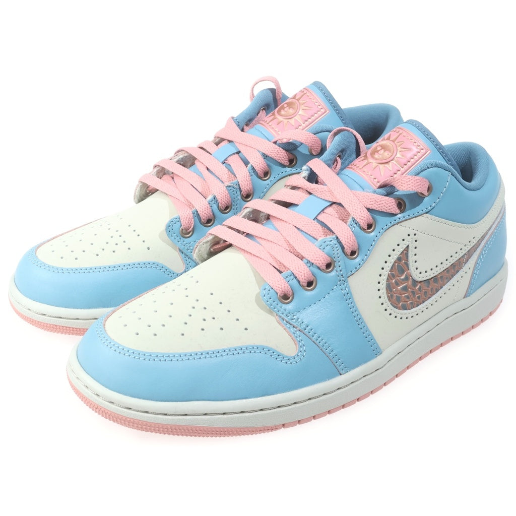 NIKE(ナイキ) AIR JORDAN 1 LOW SE IM8120-464 エアジョーダン1 ロー SE ローカットスニーカー シューズ ブルー/ベージュ US10/28.0cm