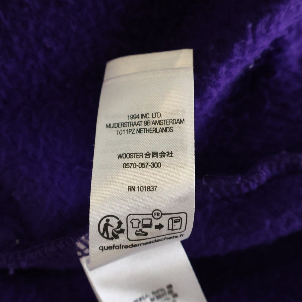 SUPREME(シュプリーム) 23AW BiG Logo Jaquard Hooded Sweat Shirt ビッグロゴ ジャガード フーディー スウェットパーカー パープル
