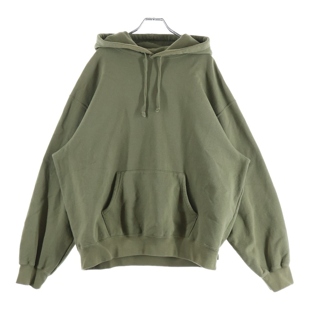 SUPREME(シュプリーム) 23AW Satin Applique Hooded Sweatshirt サテンアップリケ フーディー スウェットパーカー カーキ