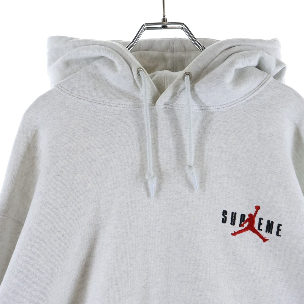 SUPREME(シュプリーム) 24SS ×NIKE Jordan Hooded Sweatshirt ナイキ ジョーダン プリントロゴ スウェットフーデッドシャツ プルオーバーパーカー HF0836-051
