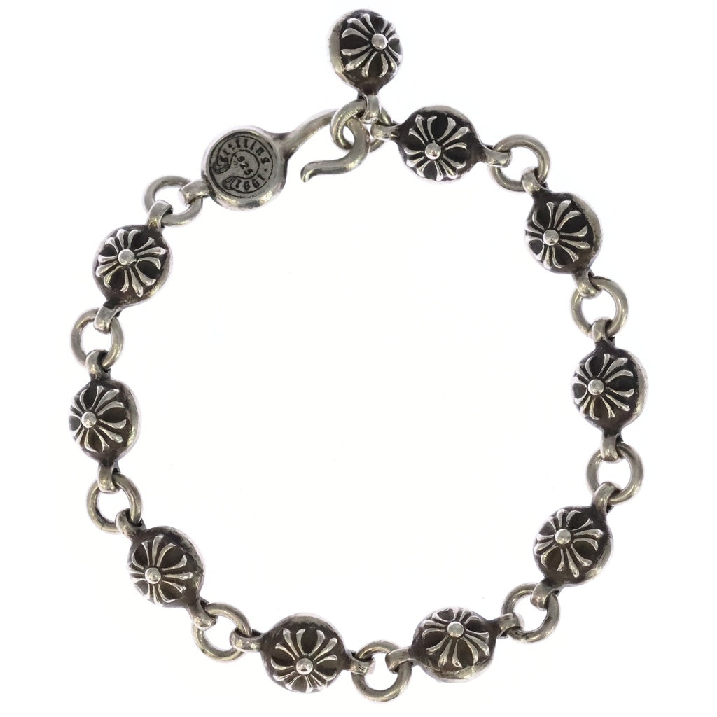 CHROME HEARTS(クロムハーツ) NO2 BALL #2クロスボールブレスレット シルバー BCA176