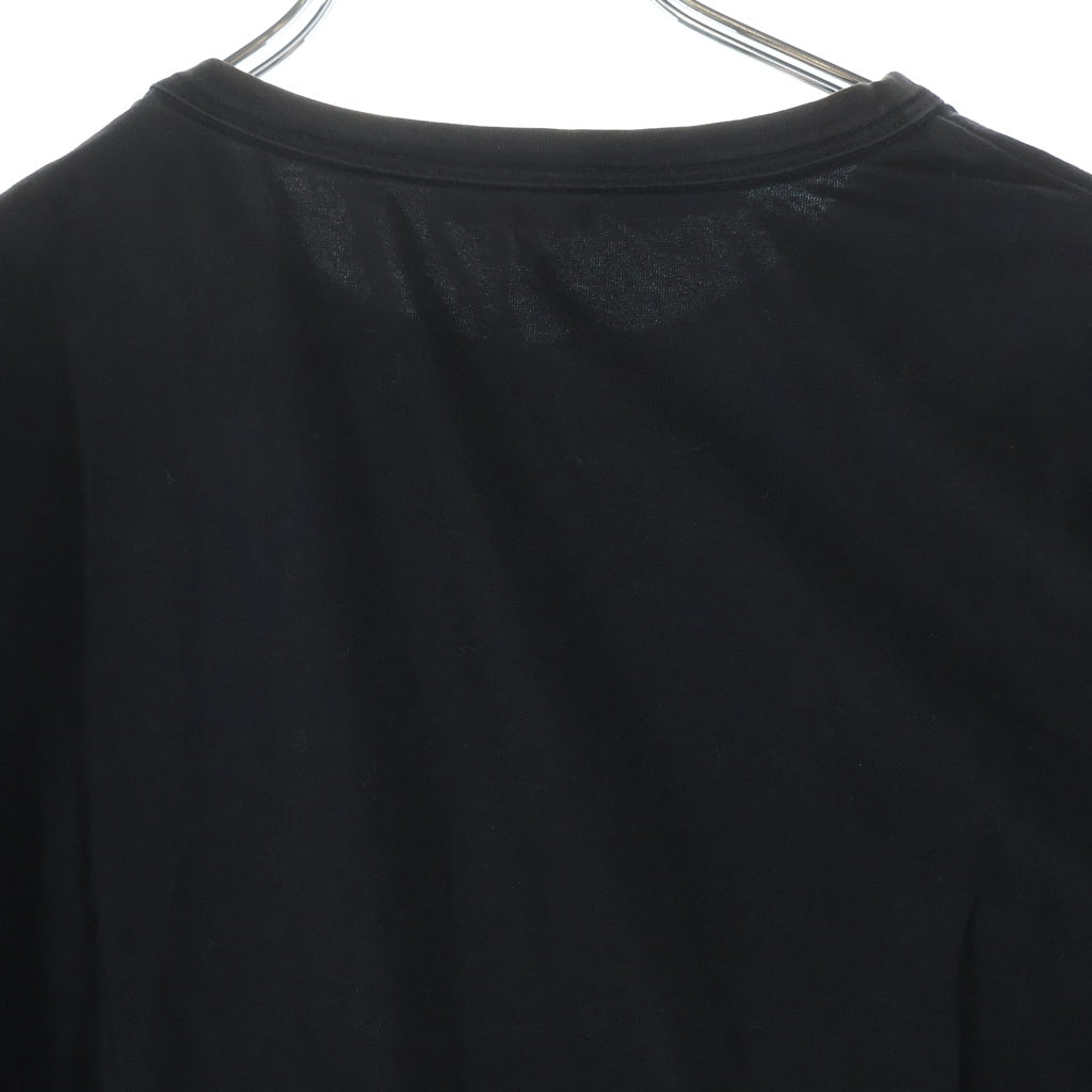 MONCLER(モンクレール) 20SS トリコロールライン ロゴワッペン クルーネック半袖Tシャツ カットソー ブラック F10918C71600 87296