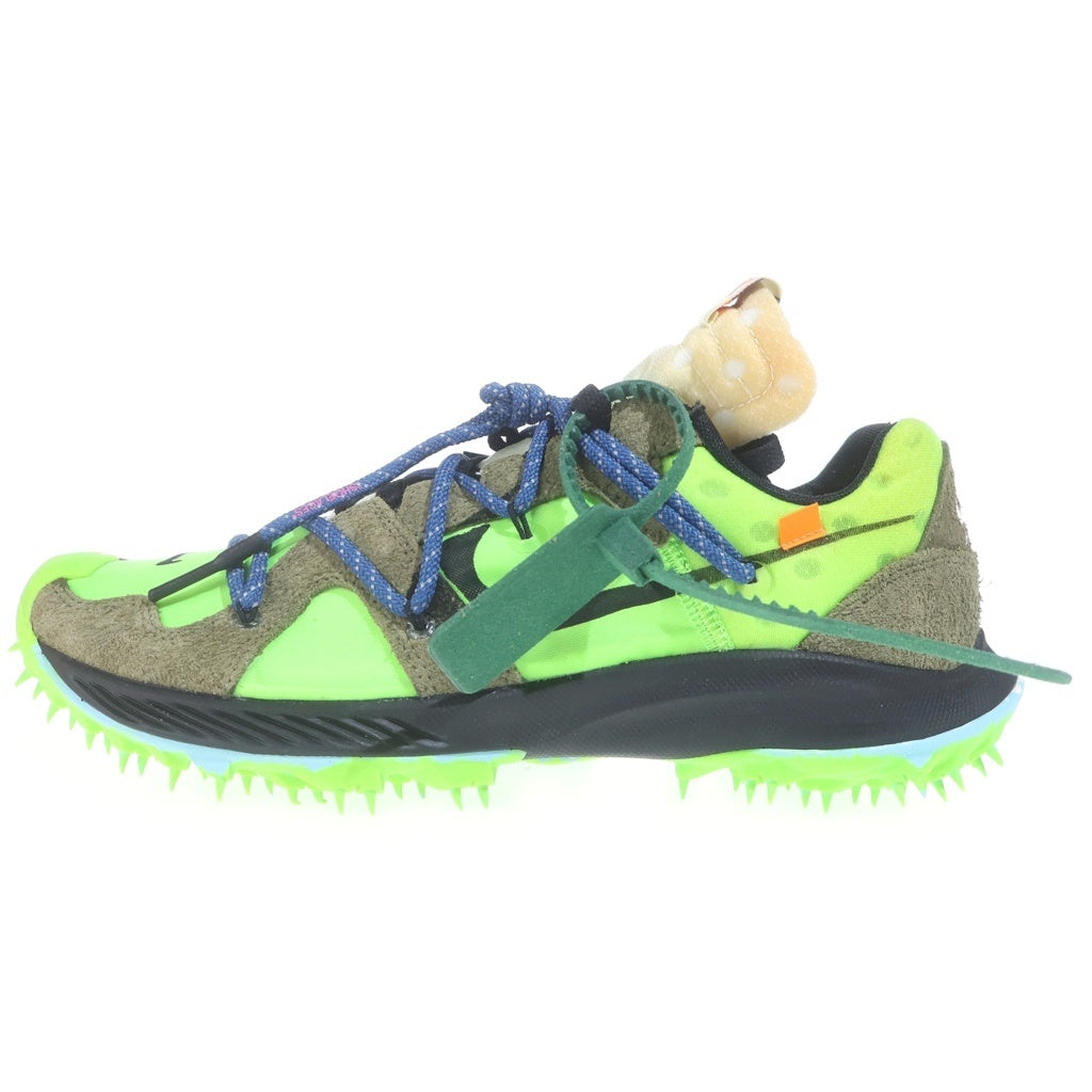 NIKE(ナイキ) ×OFF-WHITE WMNS AIR ZOOM TERRA KIGER 5 CD8179-300 オフホワイト ウィメンズ テラ カイガー ローカットスニーカー グリーン US10/27cm