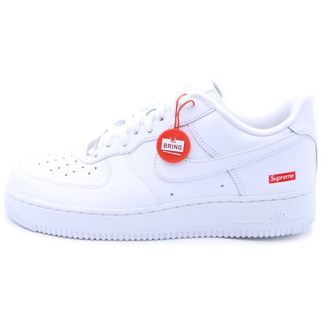 NIKE(ナイキ) ×SUPREME AIR FORCE 1 LOW SP シュプリーム エアフォース レザーローカットスニーカー ホワイト US10.5/28.5cm CU9225-100