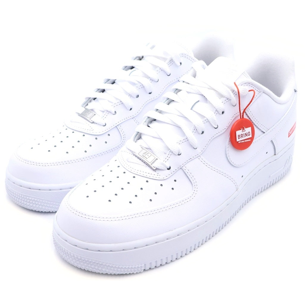 NIKE(ナイキ) ×SUPREME AIR FORCE 1 LOW SP シュプリーム エアフォース レザーローカットスニーカー ホワイト US10.5/28.5cm CU9225-100