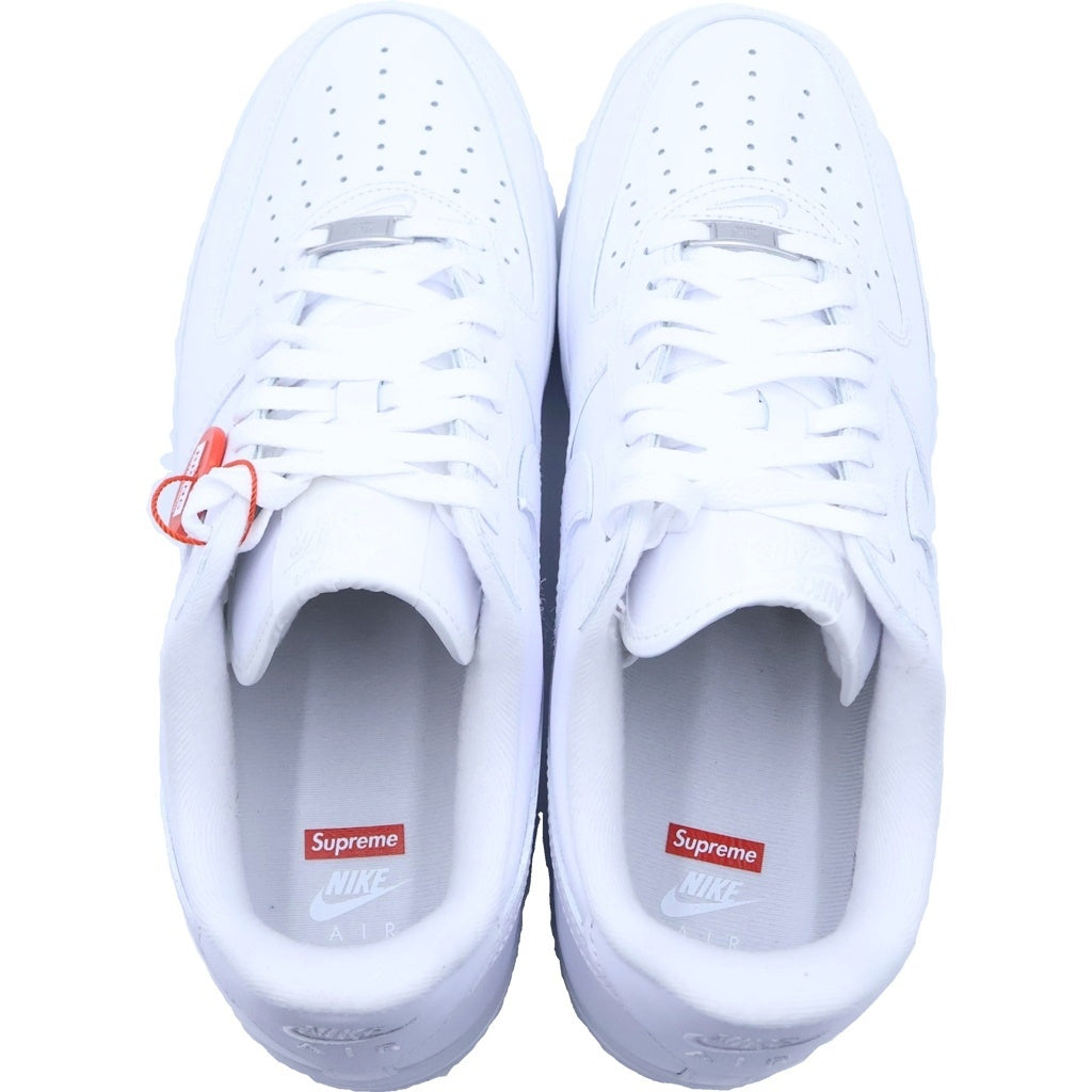 NIKE(ナイキ) ×SUPREME AIR FORCE 1 LOW SP シュプリーム エアフォース レザーローカットスニーカー ホワイト US10.5/28.5cm CU9225-100