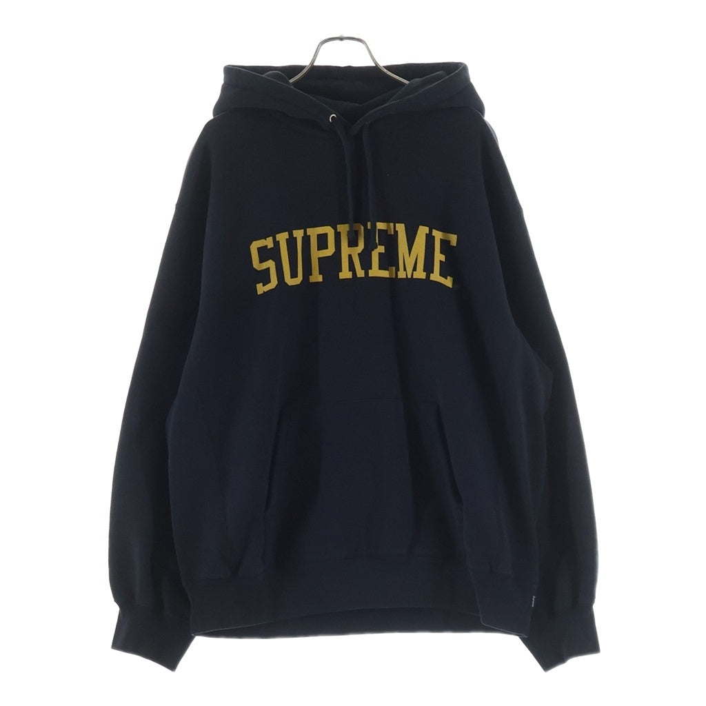 SUPREME(シュプリーム) 23AW Varsity Hooded Sweatshirt ヴァーシティ フーデッド プルオーバーパーカー フーディ ブラック