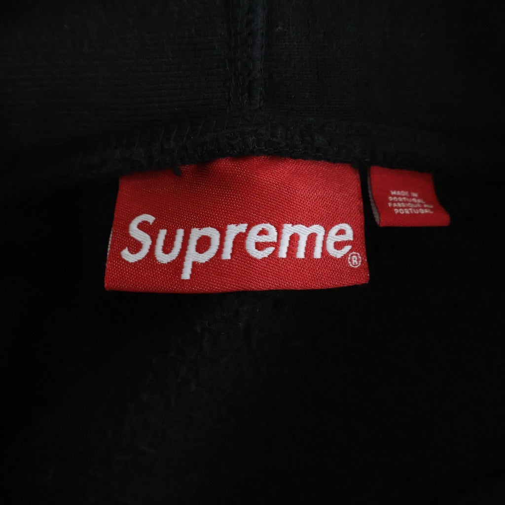 SUPREME(シュプリーム) 23AW Varsity Hooded Sweatshirt ヴァーシティ フーデッド プルオーバーパーカー フーディ ブラック
