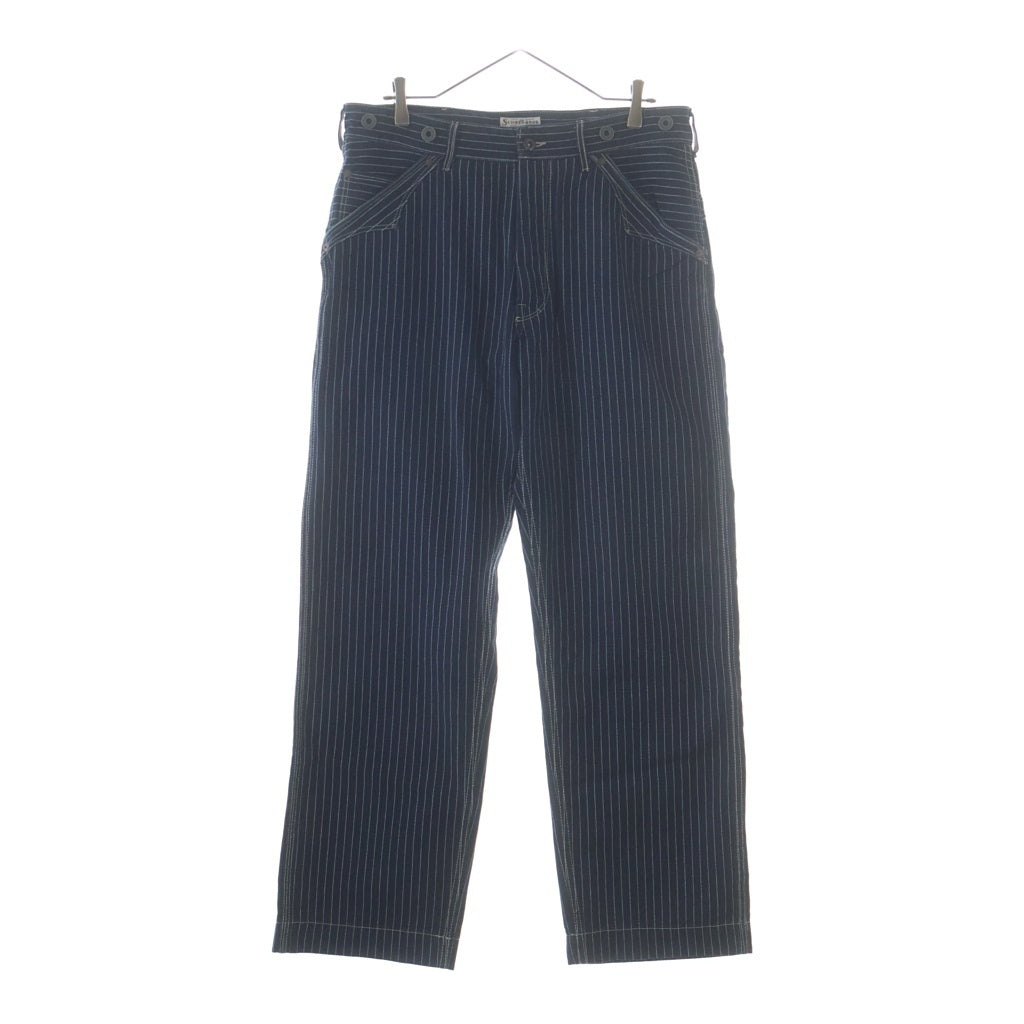 SCHOTT(ショット) OLD HICKORY DENIM PANTS ストライプ ウォバッシュ オールドヒッコリー デニムパンツ インディゴブルー 782-5911002 782-5911002