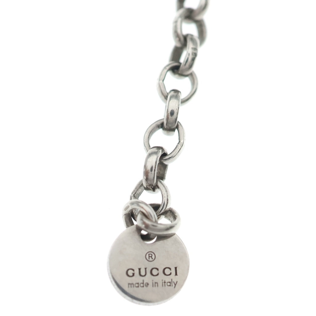 GUCCI(グッチ) Interlocking G Pendant Necklace インターロッキング GGロゴ ネックレス シルバー 455535 J8400 455535 J8400 レディース
