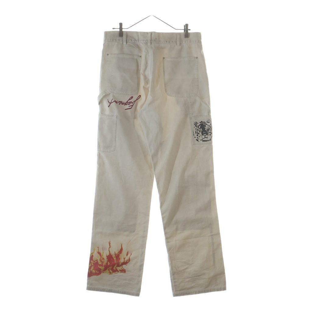 Cactus Jack(カクタスジャック) ×Fragment Painters トラヴィススコット フラグメント ペインターパンツ ホワイト