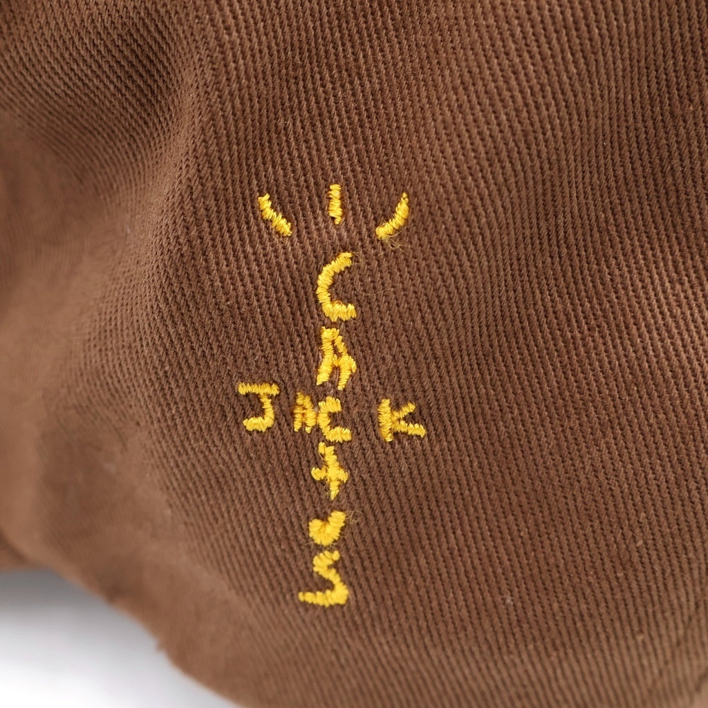 Cactus Jack(カクタスジャック) ×McDonald's CACTUS ARCHES CAP マクドナルド ロゴ刺繍 6パネル キャップ ブラウン