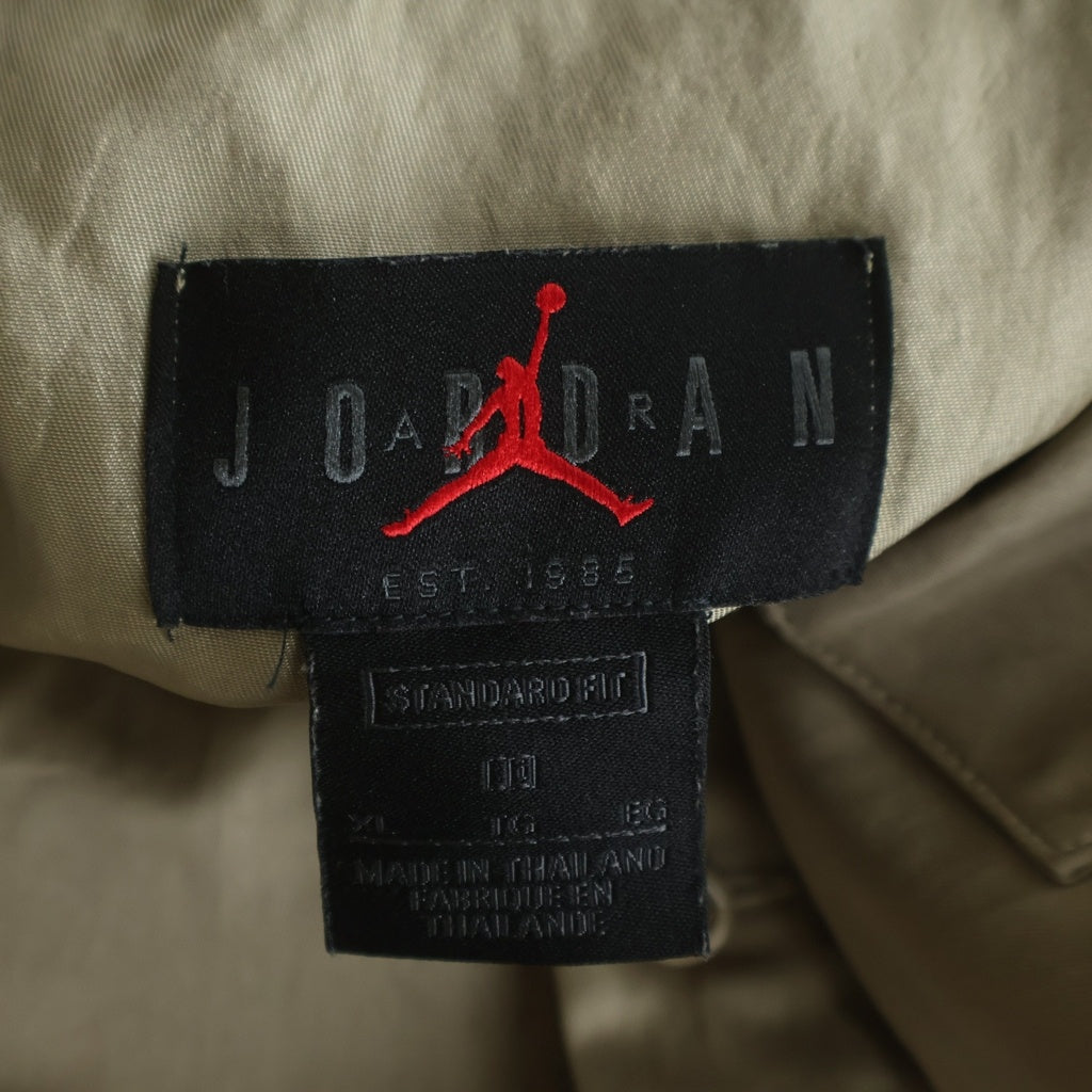 Cactus Jack(カクタスジャック) 21SS ×TRAVIS SCOTT AIR JORDAN トラヴィス エアジョーダン ファイヤーパターン ナイロン 半袖シャツ カーキ CW3128-247 CW3128-247