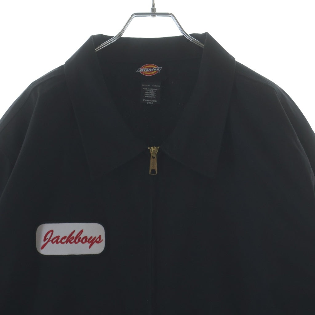 Cactus Jack(カクタスジャック) ×TRAVIS SCOTT ×Dickies WORK JACKET トラヴィススコット ディッキーズ ジップアップ ワークジャケット ブラック