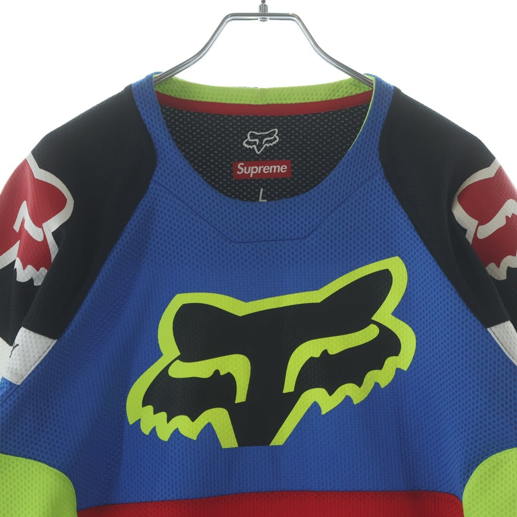 SUPREME(シュプリーム) 18SS ×Fox Racing Moto Jersey Top フォックス レーシング 長袖Tシャツ マルチカラー 22688 22688
