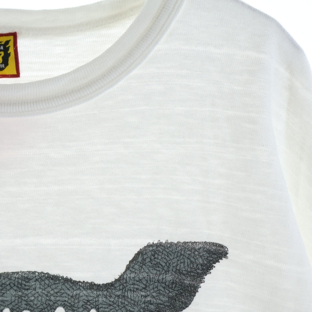 HUMAN MADE(ヒューマンメイド) ×KAWS T-Shirt ♯1 カウズ 両面プリント クルーネック半袖Tシャツ カットソー ホワイト