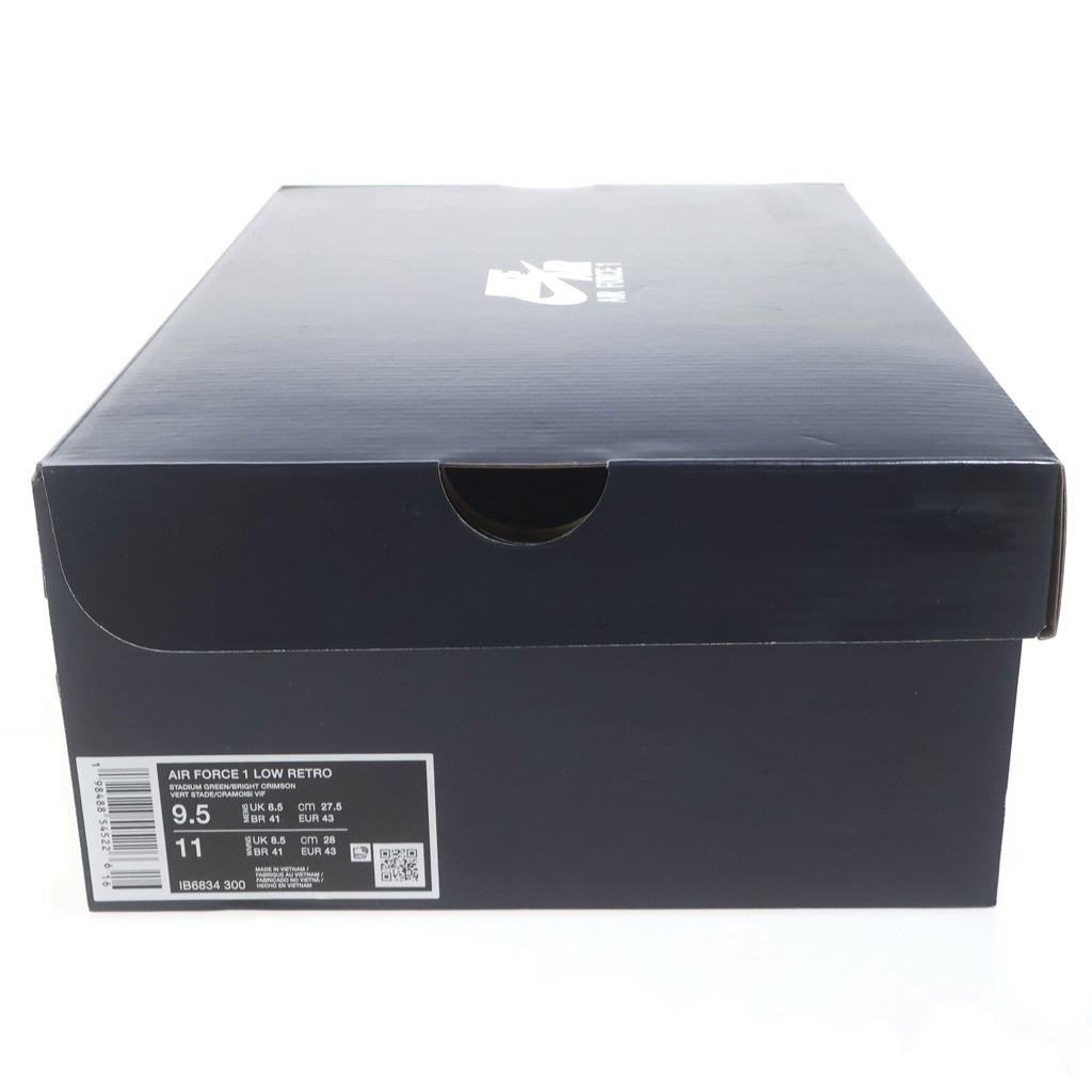 NIKE(ナイキ) AIR FORCE1 RETRO IB6834-300 エアフォース1 レトロ ローカットスニーカー シューズ グリーン US9.5/27.5cm