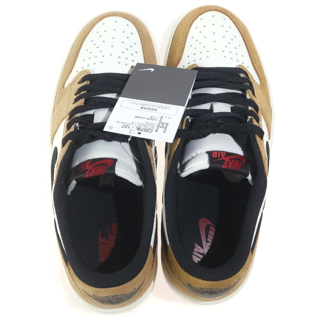 NIKE(ナイキ) AIR JORDAN1 RETRO LOW OG CZ0790-107 エアジョーダン1 レトロ ローカットスニーカー シューズ ホワイト/ブラウン US9.5/27.5cm CZ0790-107