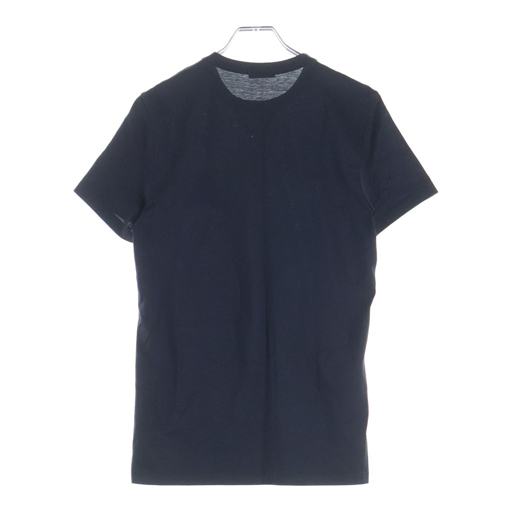 MONCLER(モンクレール) 19SS ダブルロゴワッペン クルーネック半袖Tシャツ カットソー ブラック D10918032500 8390Y D10918032500 8390Y