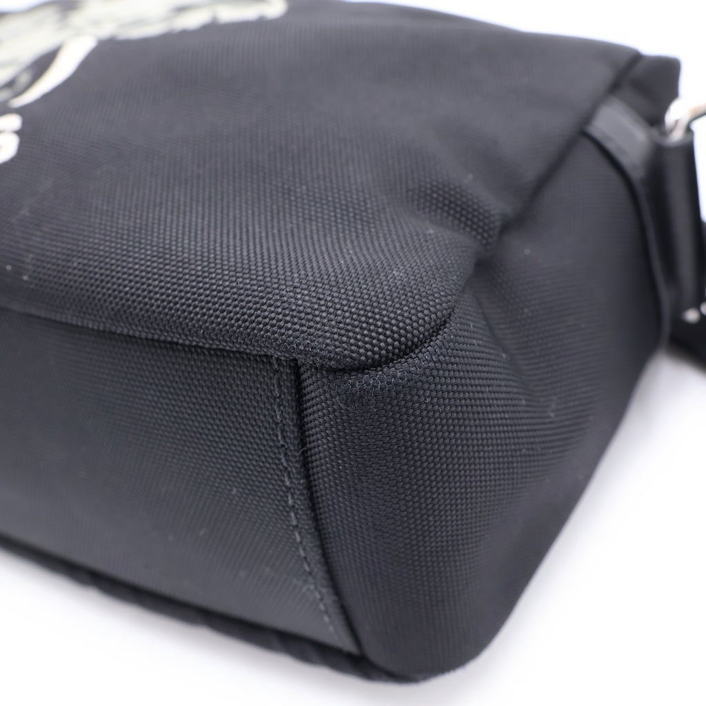 KENZO(ケンゾー) Crossbody Bag Elephant フロント 刺繍 クロスボディバッグ ブラック FE55SA618F21 レディース