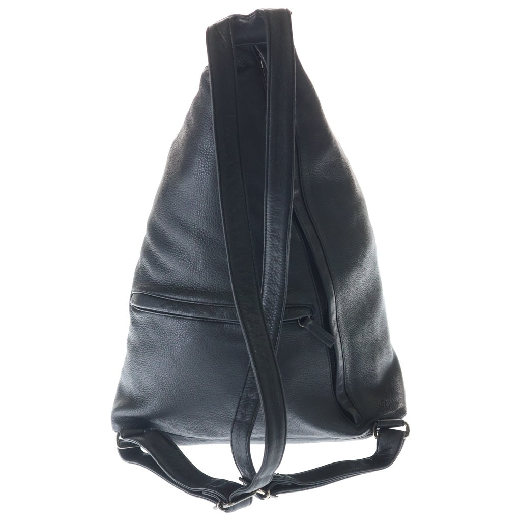 discord Yohji Yamamoto(ディスコード ヨウジヤマモト) 25AW Y BACKPACK レザー バックパック リュック ブラック DA-194-790