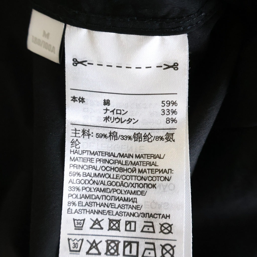 Y-3(ワイスリー) オーバーサイズ バックロゴプリント 長袖ワークシャツ ブラック IV5835