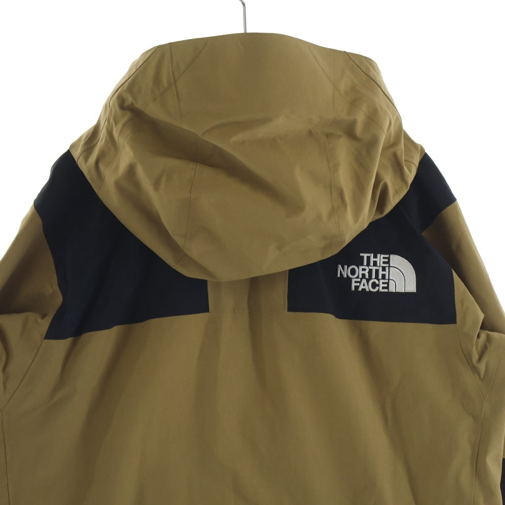 THE NORTH FACE(ザノースフェイス) MOUNTAIN JACKET ロゴ刺繍 ナイロンマウンテンジャケット ブラウン/ブラック NP61800