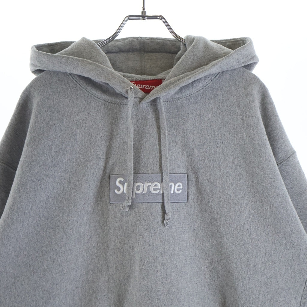 SUPREME(シュプリーム) 24AW Box Logo Hooded Sweatshirt ボックスロゴ スウェットプルオーバーパーカー フーディー グレー