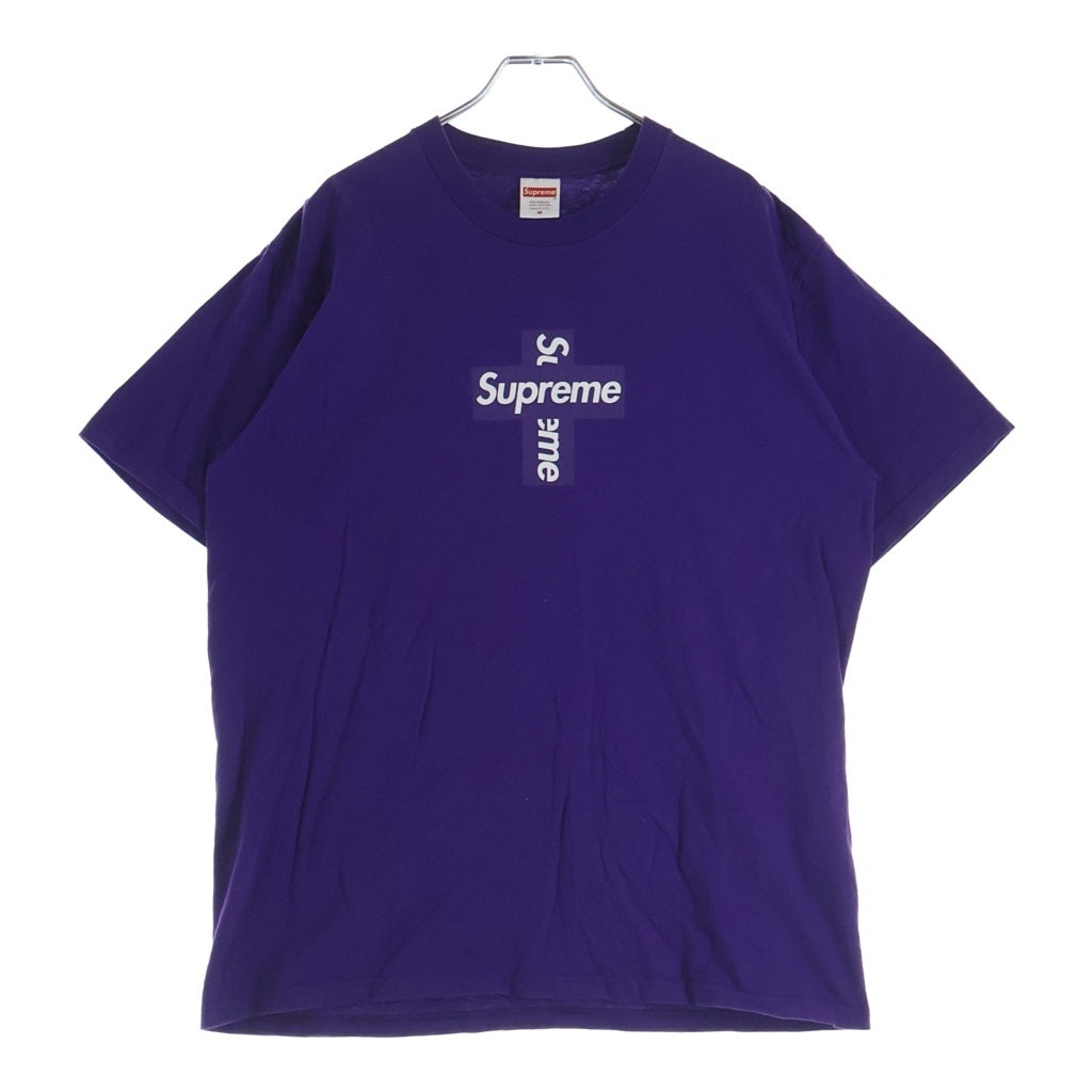 SUPREME(シュプリーム) 20AW Cross Box Logo Tee クロスボックスロゴ 半袖Tシャツ カットソー パープル -