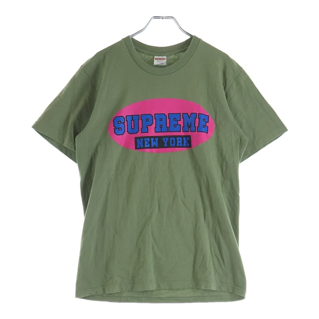 SUPREME(シュプリーム) 23SS NEW YORK Tee ニューヨーク フロントプリント クルーネック半袖Tシャツ カットソー グリーン -