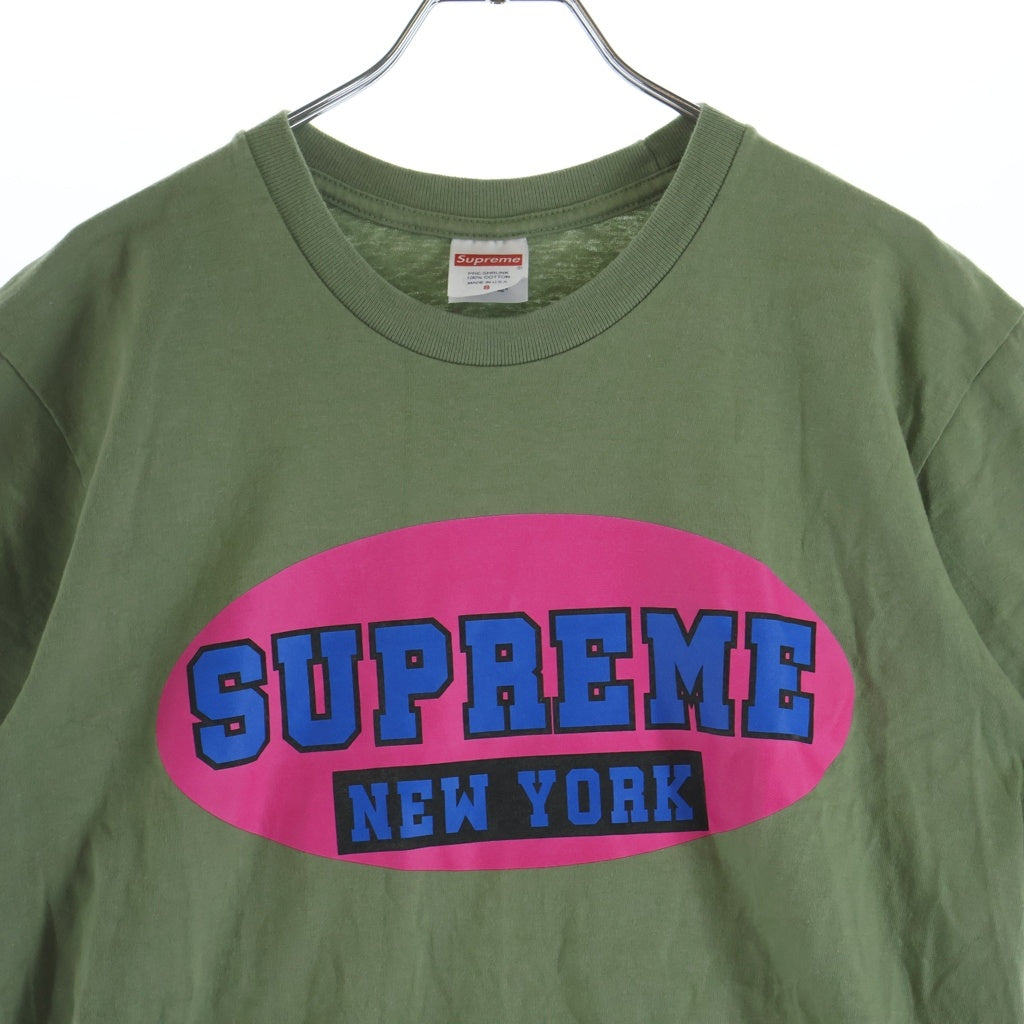 SUPREME(シュプリーム) 23SS NEW YORK Tee ニューヨーク フロントプリント クルーネック半袖Tシャツ カットソー グリーン -