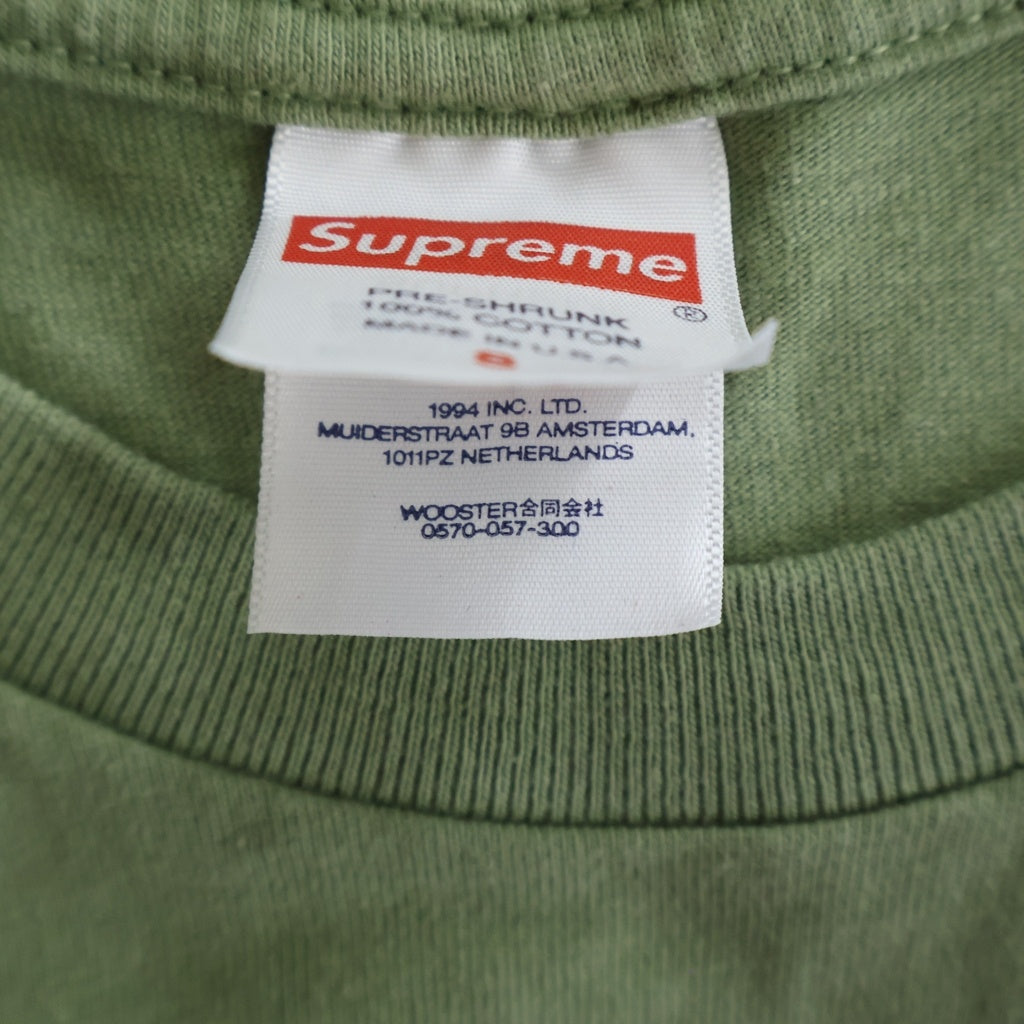SUPREME(シュプリーム) 23SS NEW YORK Tee ニューヨーク フロントプリント クルーネック半袖Tシャツ カットソー グリーン -