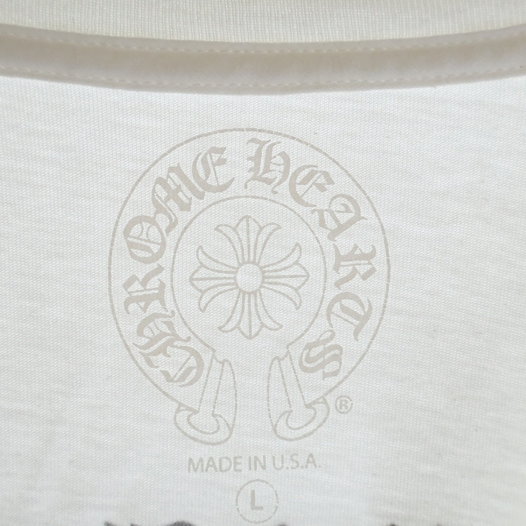 CHROME HEARTS(クロムハーツ) Neon Bar Logo L/S Tee ネオンバーロゴ グラデーションプリント 長袖Tシャツ カットソー ホワイト